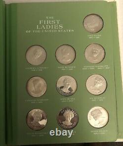 Franklin Mint The First Ladies of the United States 40 Silver Medals / Coins