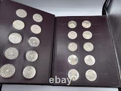 Franklin Mint The Genius Of Michelangelo 60 Sterling Silver Coins Medals 1970