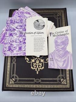 Franklin Mint The Genius Of Michelangelo 60 Sterling Silver Coins Medals 1970