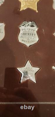 Franklin Mint/ The Official Badges Of The Great Western Lawmen Sterling Silver