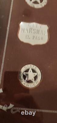 Franklin Mint/ The Official Badges Of The Great Western Lawmen Sterling Silver