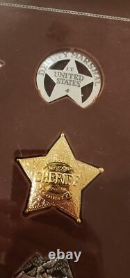 Franklin Mint/ The Official Badges Of The Great Western Lawmen Sterling Silver