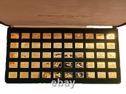 Franklin Mint The Official Duck Stamps of America Gold on Sterling Silver 50 COA