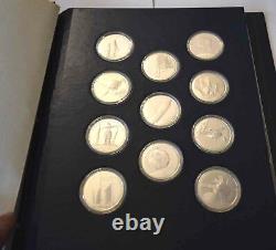 Franklin Mint The Official Medallic Register Of America In Space 25 Coins