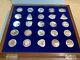 Franklin Mint The Official Nasa Manned Space Flight Emblem 25 Silver Medals