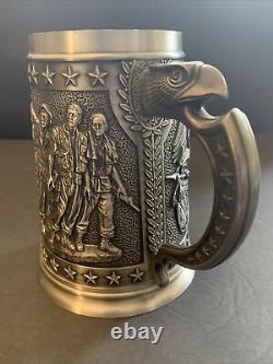 Franklin Mint The Official Vietnam Veterans Memorial Tankard Beer Stein 1989