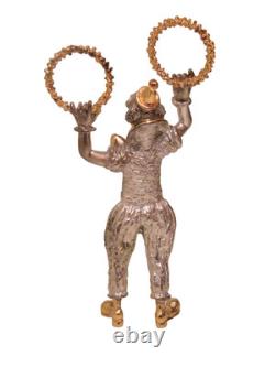 Franklin Mint The Silver Circus The Clown Sascha Brastoff 1977 Sterling 24K