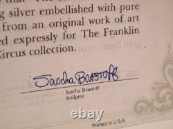 Franklin Mint The Silver Circus The Clown Sascha Brastoff 1977 Sterling 24K