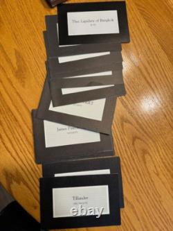 Franklin Mint The Silver Gem Ingots of The World 30 Ingot Set with Box