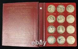 Franklin Mint The Thomason Medallic Bible Collector's Edition. 925 Silver Medals