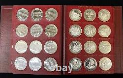 Franklin Mint The Thomason Medallic Bible Collector's Edition. 925 Silver Medals