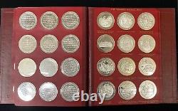 Franklin Mint The Thomason Medallic Bible Collector's Edition. 925 Silver Medals