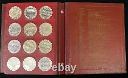 Franklin Mint The Thomason Medallic Bible Collector's Edition. 925 Silver Medals