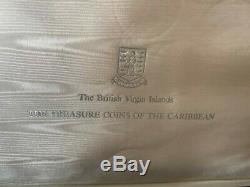 Franklin Mint Treasure Coins Of The Caribbean 25-coin Set Sterling Silver