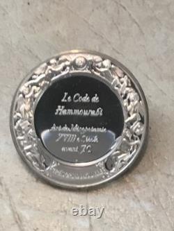 Franklin Mint Treasures of the Louvre Le Code Hammurabi 925 Silver Gr 41 Rare