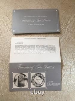 Franklin Mint Treasures of the Louvre Le Code Hammurabi 925 Silver Gr 41 Rare