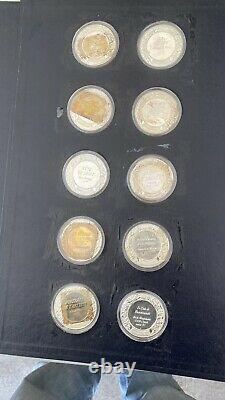 Franklin Mint Treasures of the Louvre, Silver1.25 OZ 50 pcs, Complete Collection