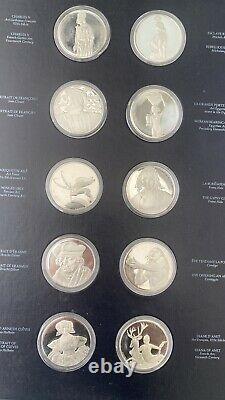 Franklin Mint Treasures of the Louvre, Silver1.25 OZ 50 pcs, Complete Collection