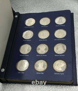 Franklin Mint Treasury Of Presidential Commemorative Medals 36 Profile Set