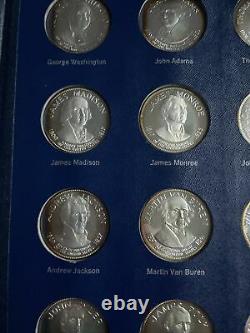 Franklin Mint Treasury Of Presidential Commemorative Medals 36 Profile Set
