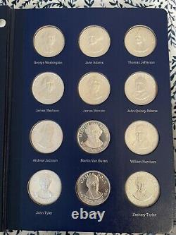 Franklin Mint Treasury Of Presidential Commemorative Medals Amex Edition