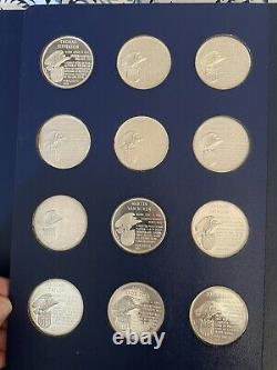 Franklin Mint Treasury Of Presidential Commemorative Medals Amex Edition