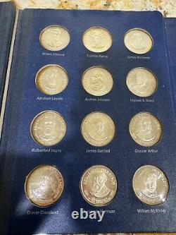 Franklin Mint Treasury Of Presidential Commorative Medals Set Of 36 Coins