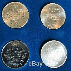 Franklin Mint Treasury Presidential Commemorative 35 Medals Sterling Silver #31D