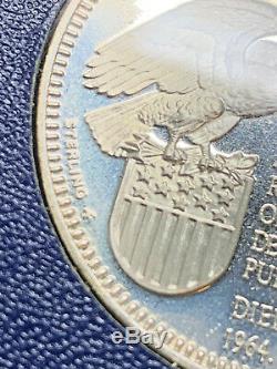 Franklin Mint Treasury of Presidential Commemorative 36 Sterling Medals 19-2895