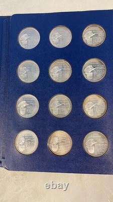Franklin Mint Treasury of Presidential Commemorative Medals Sterling Silver 36