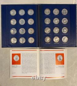 Franklin Mint Treasury of Presidential Commemorative Medals Sterling Silver 36