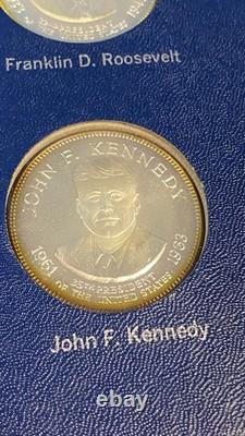Franklin Mint Treasury of Presidential Commemorative Medals Sterling Silver 36