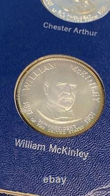 Franklin Mint Treasury of Presidential Commemorative Medals Sterling Silver 36