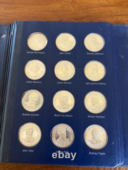 Franklin Mint Treasury of Presidential Profiles Commemorative Medals (36) 1970