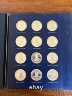 Franklin Mint Treasury of Presidential Profiles Commemorative Medals (36) 1970