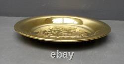 Franklin Mint Tribute To The Arts 8 Gold Plated on sterling silver Plate 320g