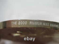 Franklin Mint Trimmillium (silver-gold-platinum) 2000 Art Calendar Medal