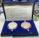 Franklin Mint Two Coin Proof Matched Set Of Bicentennial Medals