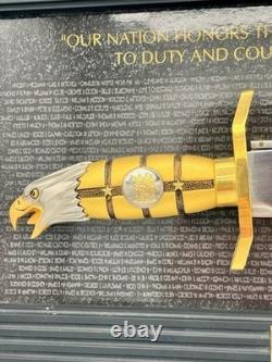 Franklin Mint Vietnam Veterans Commemorative Knife, Anniversary Edition