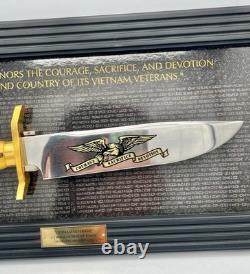 Franklin Mint Vietnam Veterans Commemorative Knife, Anniversary Edition