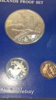 Franklin Mint Virgin Island Proof Set 1975 All New Perfect Condition