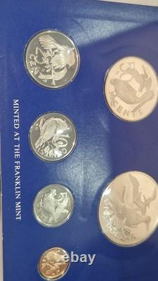 Franklin Mint Virgin Island Proof Set 1975 All New Perfect Condition