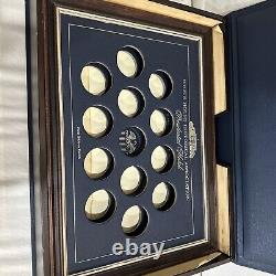 Franklin Mint White House Historical Presidential Sterling Silver Medals Case