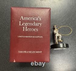 Franklin Mint Will Rogers Americas Legendary Heroes Gold and Sterling Silver