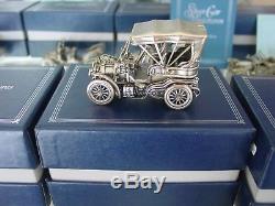 Franklin Mint complete set Silver Car Miniature