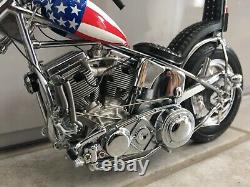 Franklin mint 110 1969 Harley Davidson Easy rider chopper Captain America 112