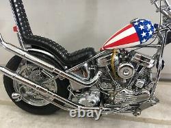Franklin mint 110 1969 Harley Davidson Easy rider chopper Captain America 112