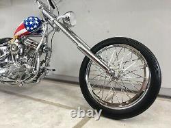 Franklin mint 110 1969 Harley Davidson Easy rider chopper Captain America 112