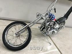 Franklin mint 110 1969 Harley Davidson Easy rider chopper Captain America 112