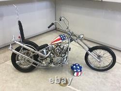 Franklin mint 110 1969 Harley Davidson Easy rider chopper Captain America bike